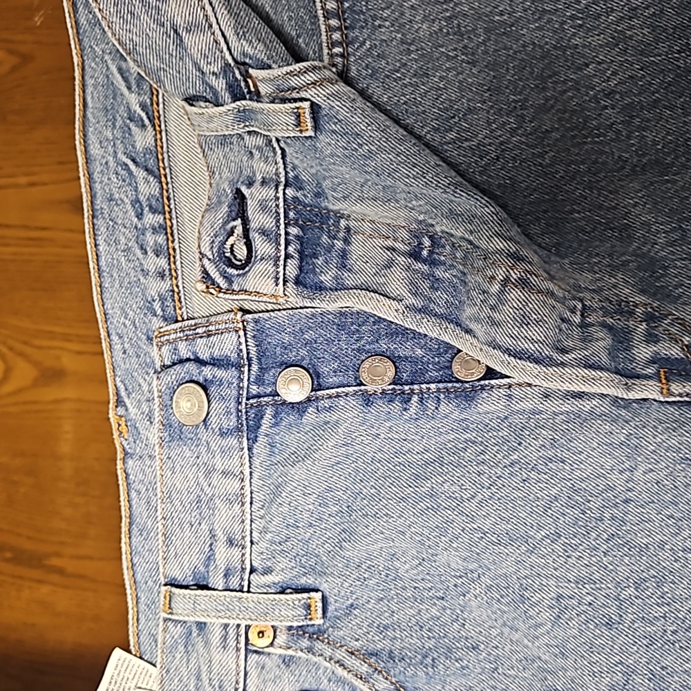 Levi's Blue Jean Shorts for Women - Picture 2 of 5